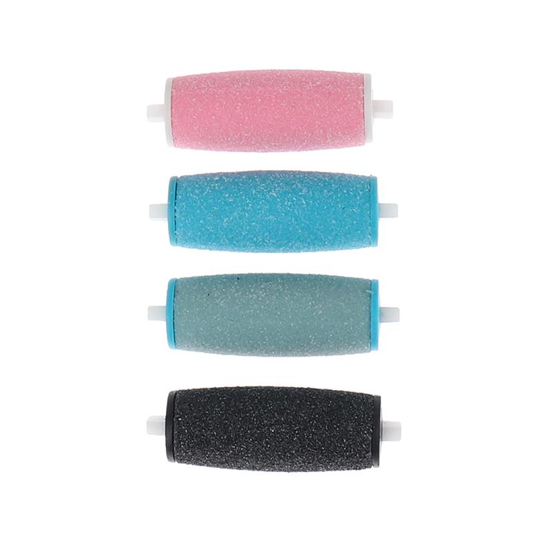 4Pcs/Lot Replacement Roller Heads For Velvet Smooth Electric Foot File Pedicure
