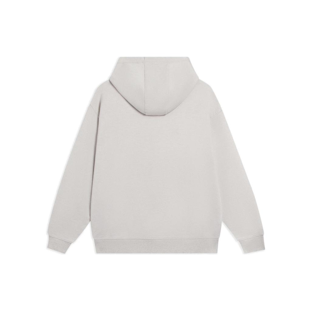 Li Ning Sweatshirts Unisex Gray Hooded Moderate Regular AWDSC97-2