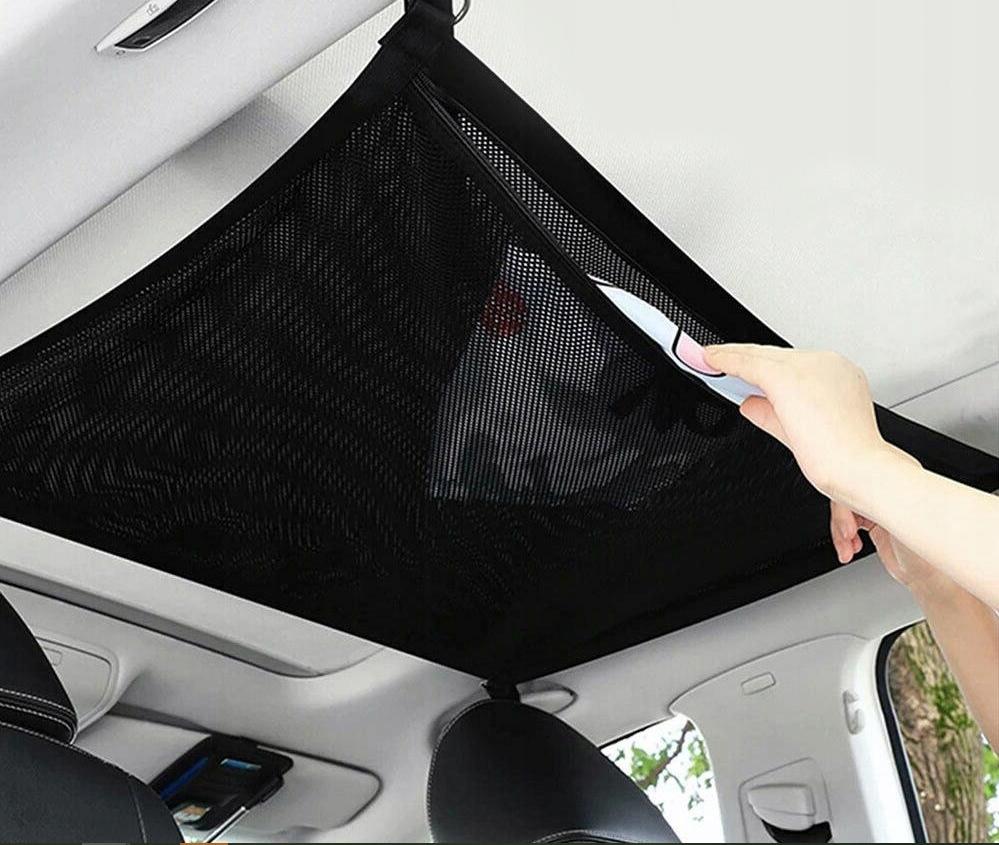 Suspended organizer FOR the car ceiling net headliner for the trunk