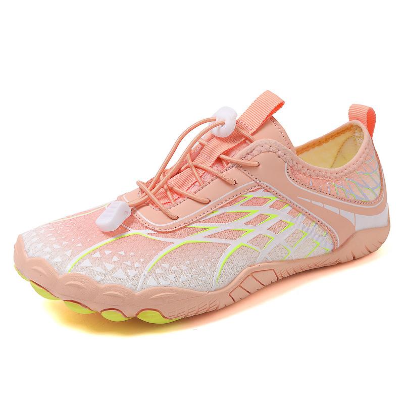 Outdoor Women's Creek Beach Shoes Non-slip Quick-drying Rafting Shoes Surfing Running Skipping Rope Men's Five-finger Wading Shoes Fitness Shoes