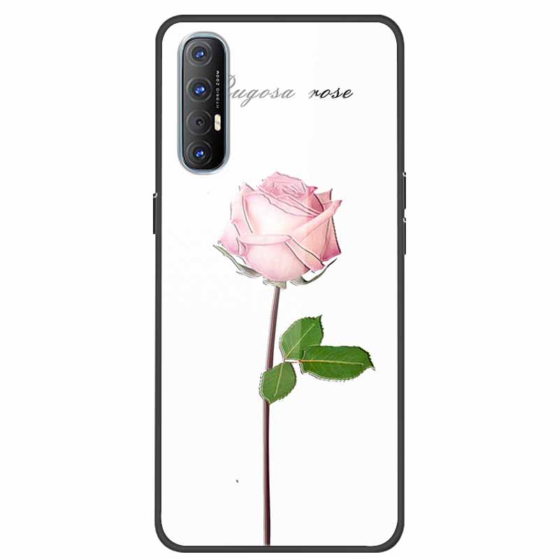 Tempered Glass Case For Oppo Reno 3 Pro 5G Case 6.5" Hard Phone Back Cover Soft Bumper For Oppo Reno3 Pro Case Funda Para PCRM00