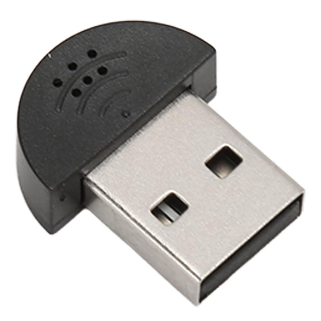 USB Mini Microphone Professional Plug and Play Noise Reduction 360 Degree Omnidirection Portable Mini USB 2.0 Microphone