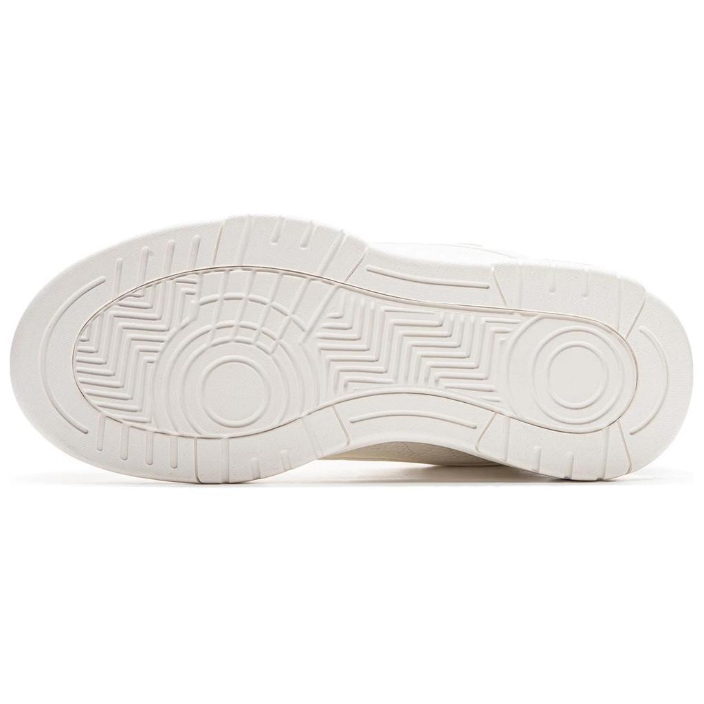 Li Ning Journey 2.0 Bouncing Shoes Thick Sole Height Increasing Comfortable Versatile Low Top Sneakers Men Sneakers Cloud-White AGCU091-9