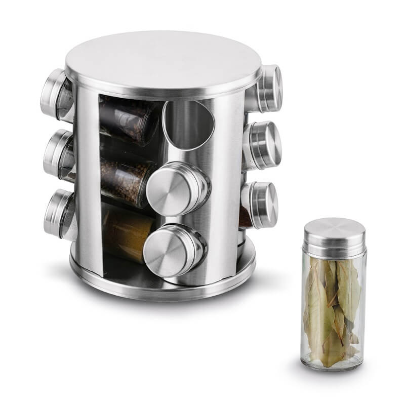 Konighoffer Favaro 12-piece Silver Spice Set