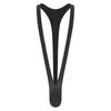 Mens Glossy Mankini Swimsuit V-Shaped Suspender Thong Bulge Pouch Design Stretchy Swimwear for Beach Pool Parties