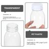 10 st 250/250/300/350 ml Transparent Vattenflaska Plast Juiceflaska PET Mjölk Dryckesflaska Med Lock Camping Vandring Drickkärl