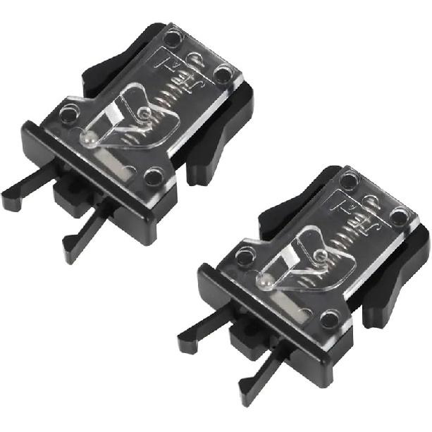 Overhead Console Box Lock for Subaru Forester 2009-2014 and Legacy Outback - 92184AJ020 / 92184-AJ020 (Black, Transparent) Black, 2 Pcs