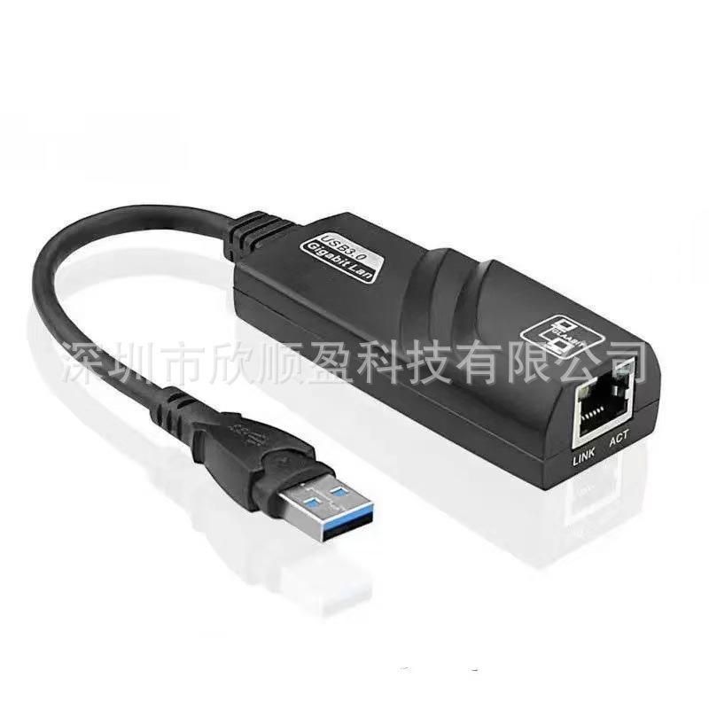 

Driver-Free USB 3.0 Type-C to RJ45 Gigabit Network Adapter for Computers USB 100Mbps Network Card Bagged