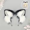 Handgefertigtes Kunstfell Katzenohren Stirnband Animie Kopfschmuck für Damen und Teenager Cosplay Kostüm Party Verkleidungs Accessoires