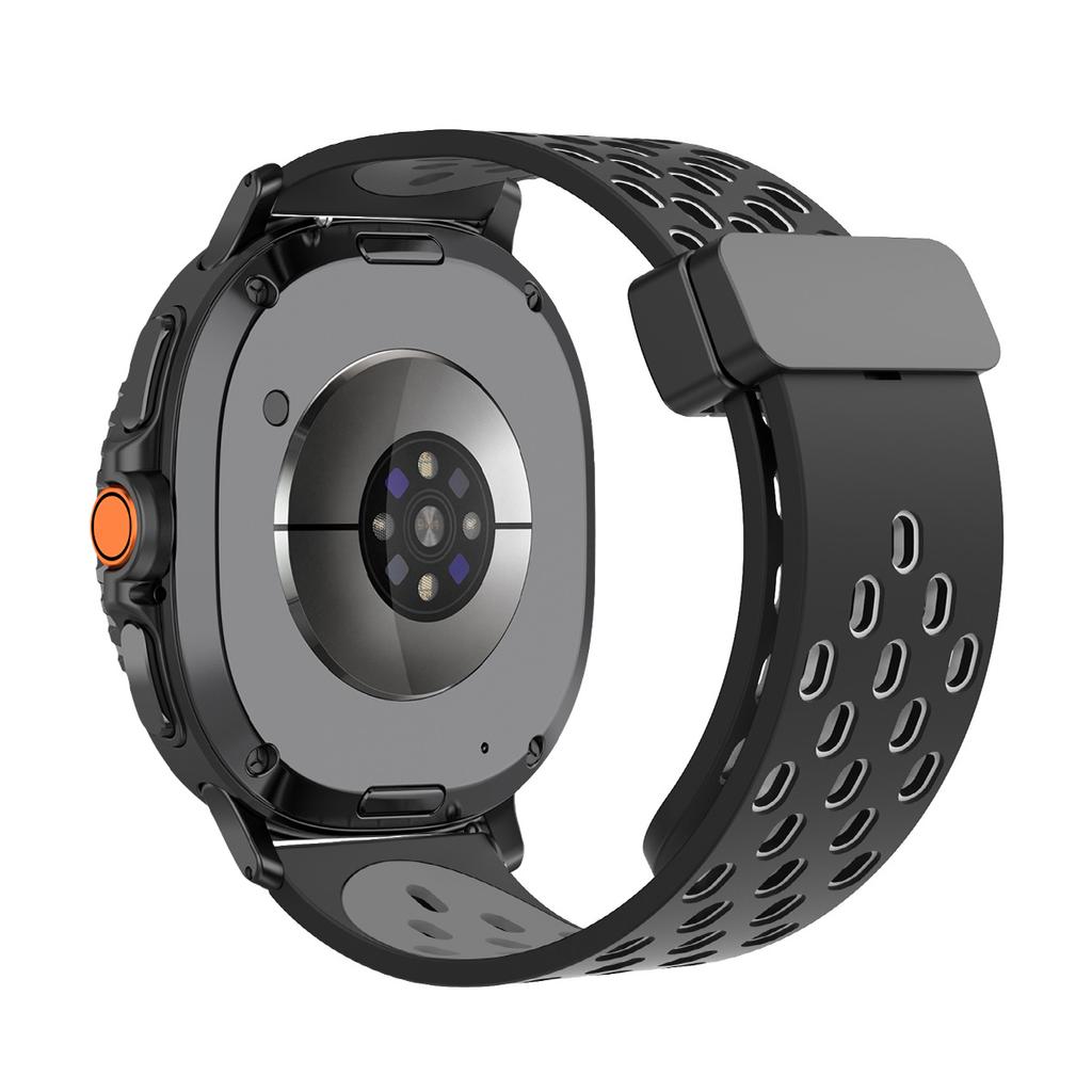 Magnetický řemínek pro Samsung Galaxy Watch 8 Classic 46mm Silikonový Sportovní Prodyšný Correa Náramek Galaxy Watch 8 44mm 40mm Řemínek