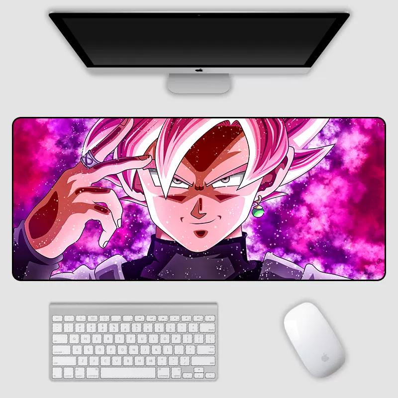 2026 Dragon Ball Leather Mouse Pad Son Goku Printing Pattern Large Size Game Gaming Keyboard Pad Boys Office Animation Non-slip Table Mat