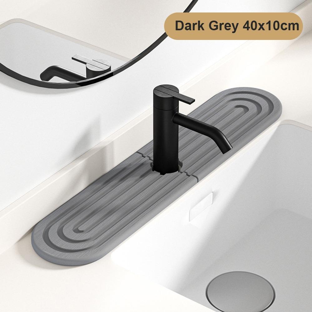 1Pairs Quick Dry Sink Splash Guard Super Absorbent Washbasin Mat Durable Drying Mats  Bathroom