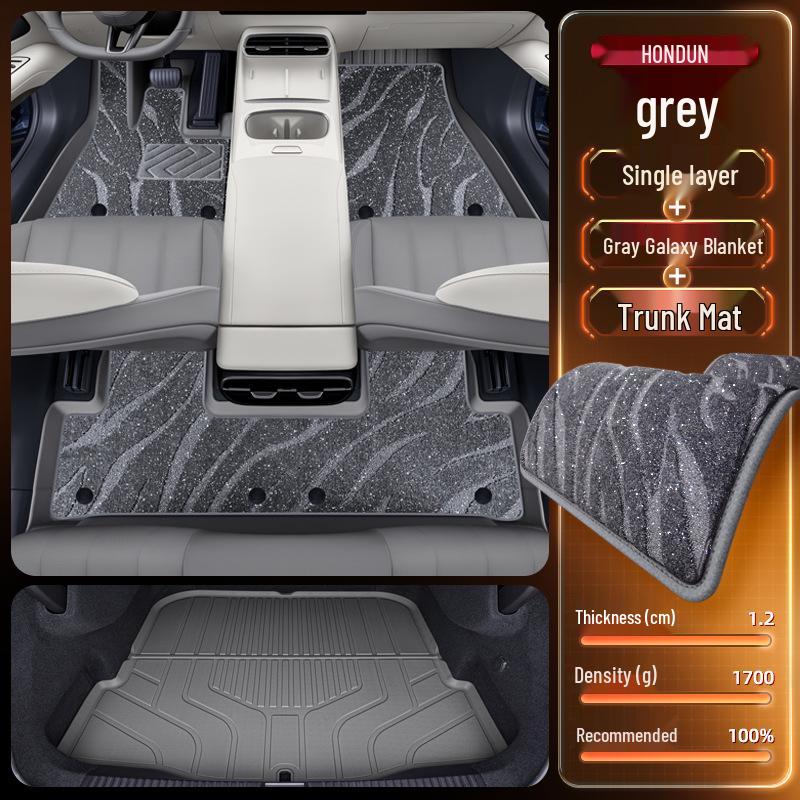 Dark Blue TPE Floor Mats for L06 - 2026 Car Interior Accessories