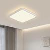 Full Spectrum Minimalist Ultra-Thin Eye Protection Ceiling Light - Modern Nordic Cream Style for Living Room/Bedroom
