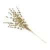 10PCS 40CM Christmas Glitter Branches Artificial Plastic Christmas Berry Stem Sequins Handmade Fake Glitter Berry Stem Ornaments