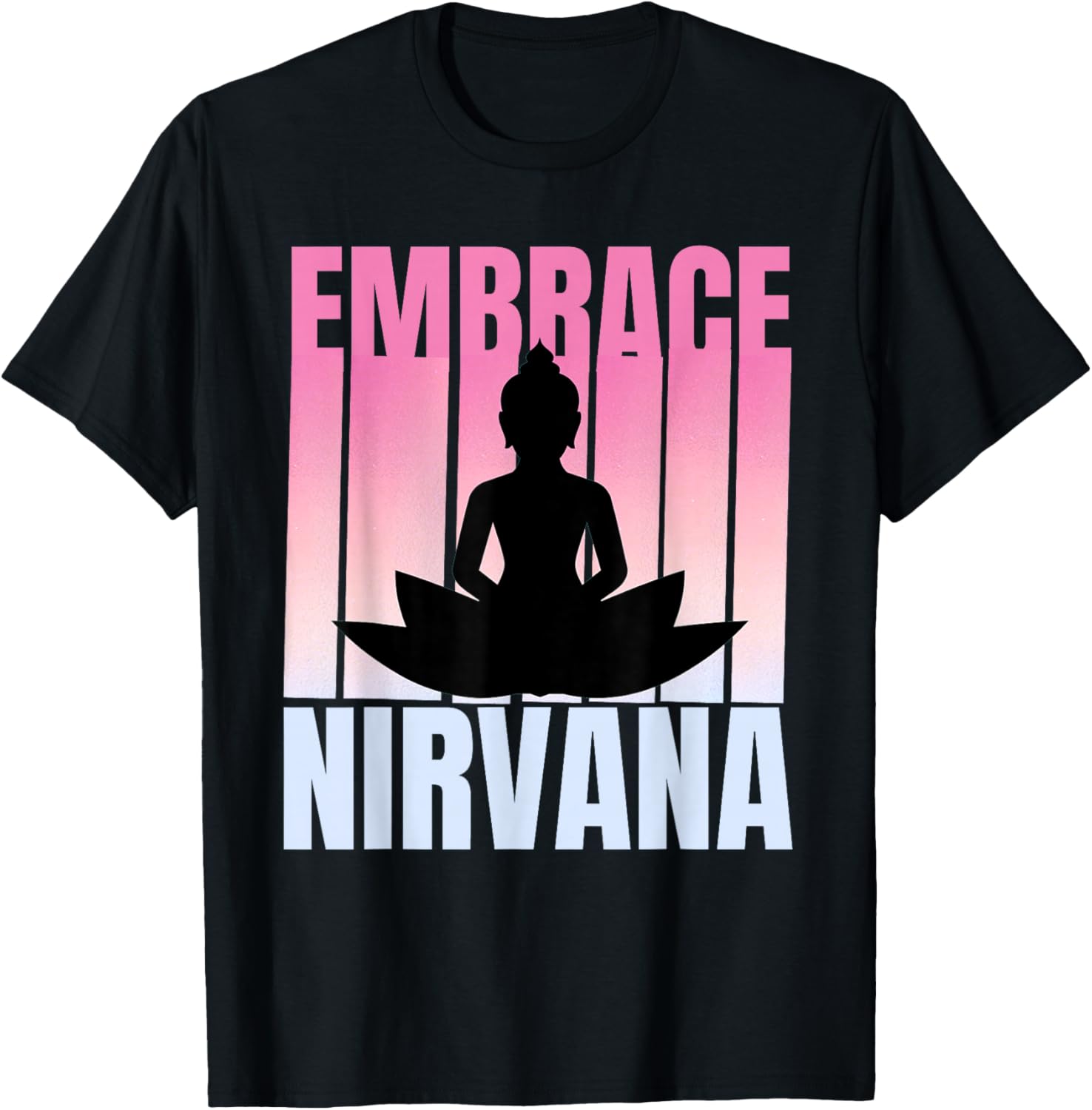 Embrace Nirvana Buddha Lotus Meditation T-shirt XXXL