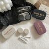 Portable Minimalist Contact Lens Case with Mirror
