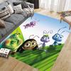 A Bug's Life Home Sofa Decoration for Living Room & Bedroom, Non‑Slip Play Flannel Floor Mat for Game Room