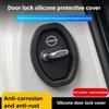 2/4 Pezzi Copri Serratura Porta in Silicone per Auto Accessori Emblema Auto per Nissan Qashqai Nismo X-Trail T32 T31 J10 J11 Juke Altima Note