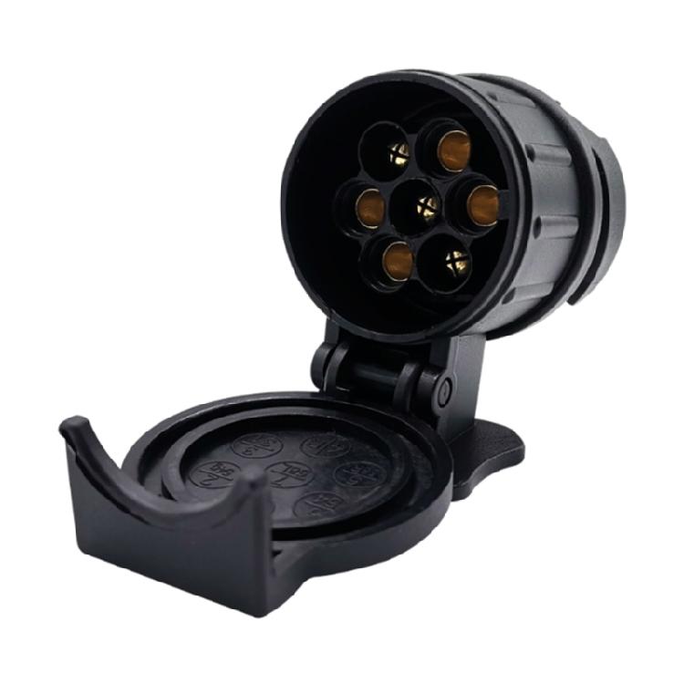 

Upgraded 13 Pin To 7 Pin Adapter ABS 13 Pin To 7 Pin Towing Adaptor for Trailers 1