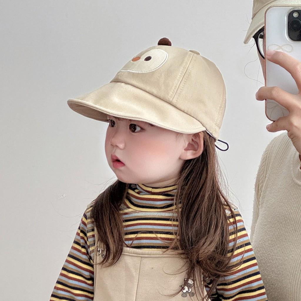 Childrens Cute Cartoon Fisherman Hat With Uv Protection For Outdoor Play