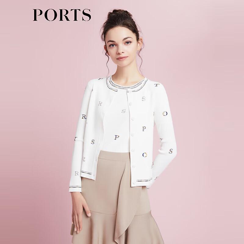 PORTS Women's Jacquard Knit Cardigan