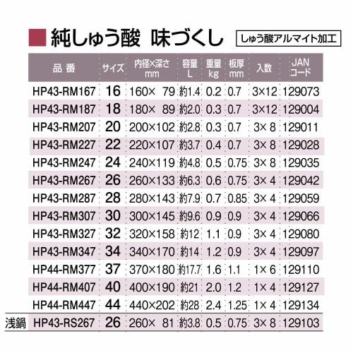 Hokuriku Aluminum 24cm Two-Handled Pot, Gas Stove Only, Lightweight, Pure Oxalic Acid, Flavorful, Made in Japan