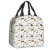 Benutzerdefinierte Friends Klassische TV-Show Isolierte Lunchtaschen für Frauen Tragbarer Kühler Thermische Lebensmittel-Lunchbox Schule