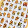 1 Sheet Kawaii Lovely Capibala Small Animals Foam 3D Decorative Stationery Stickers Scrapbooking Diy Diary Album Decals