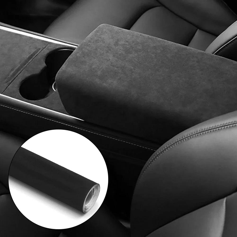 20x30cm 50x150cm Suede Fabric Self-adhesive Adhesive Cloth for Car Interior Modification Door Panel Workbench DIY Supply