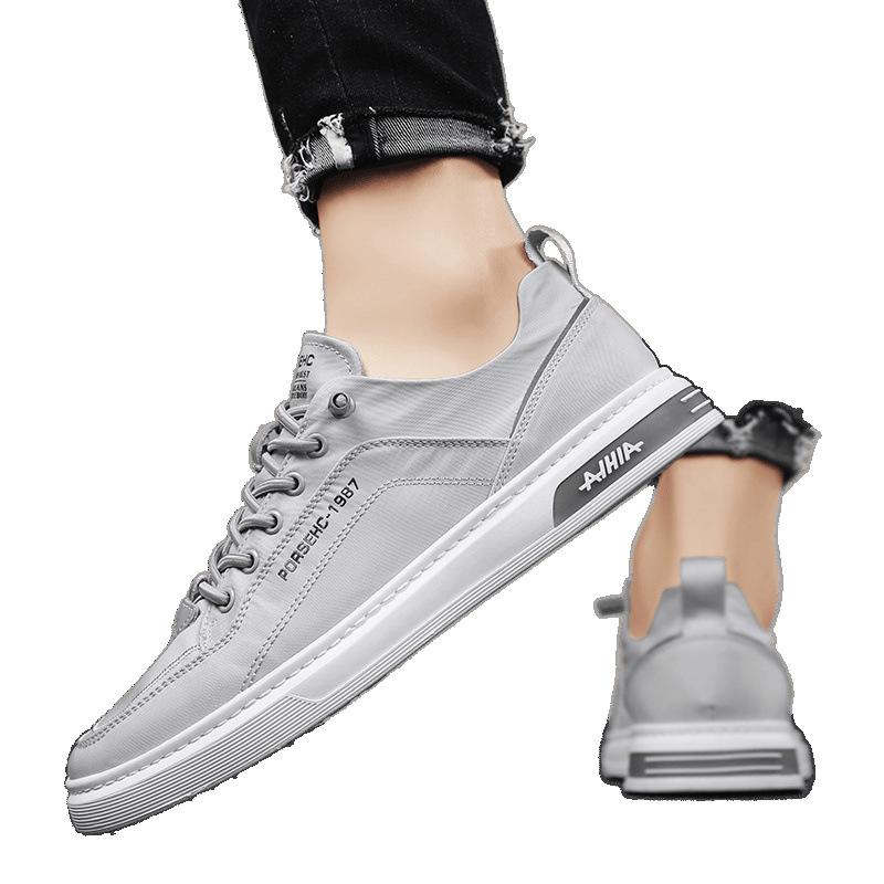 Hydrogen cloud canvas breathable ice silk cloth shoes casual flat shoes trendy shoes spring and autumn