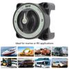 500A 3 Position Battery Disconnect Switch Power Cut Master Switch IP66 Waterproof Ignition Protection for RV Boat