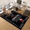 JACK DANIELS Whisky Carpets and Rug 3D Printing Carpet Floor Mat Living Room Bedroom Large Area Soft Carpet-JM005