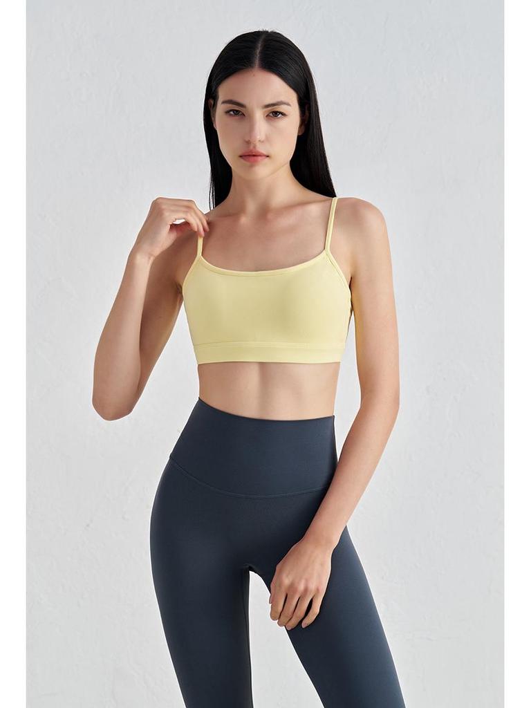 Kätzchenohren-Sport-BH mit Riemchenrücken - Damen-Fitness-Tanktop