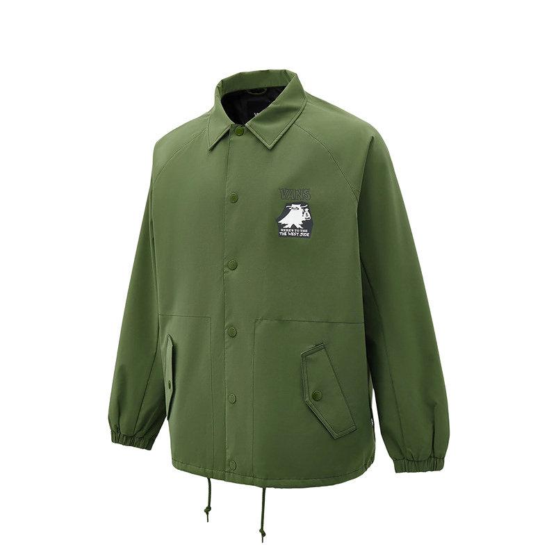 

Vans Sport Casual Polo Single-Breasted Jacket Men jackets VN000QMEEN6 XS