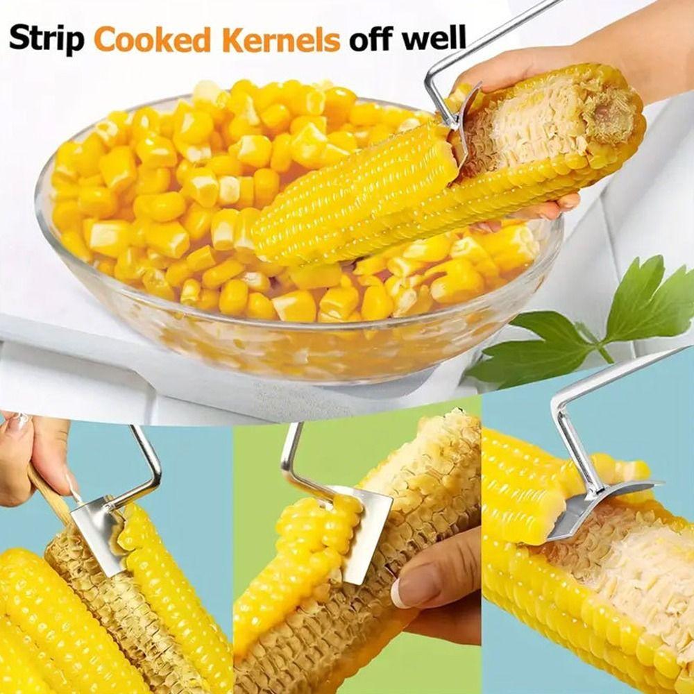 Planer Tool Corn Cob Peeler with Ergonomic Handle Corn Kernel Removing Durable Corn Stripper