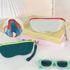Multi-color Silicone Zipper Glasses Bag Storage Bag, Multi-purpose Small Anti-fall Debris Eyeglass Case Sunglasses Case