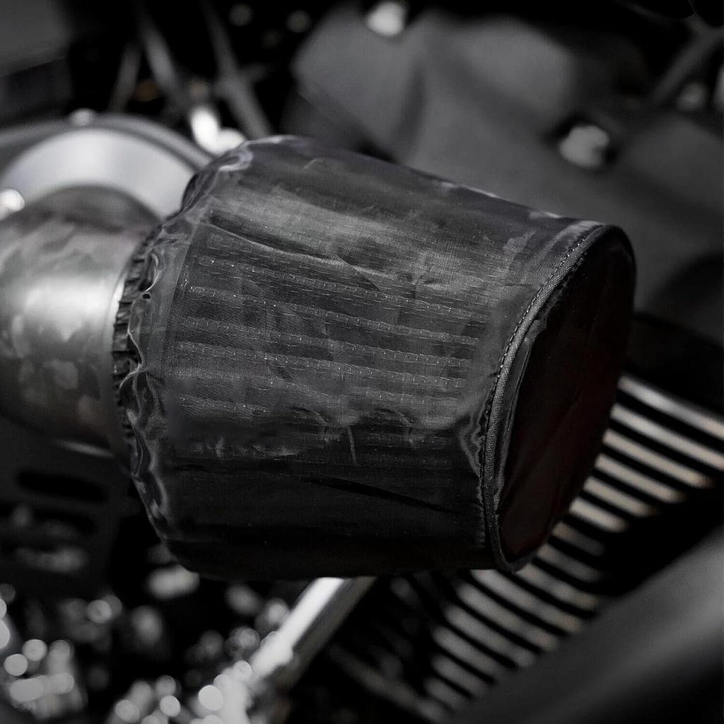 HDBUBALUS Motorcycle Air Filter Rain Sock Dustproof Protective Cover Fit for Harley 117 Dyna Sportster Touring Softail Air Cleaner Kits