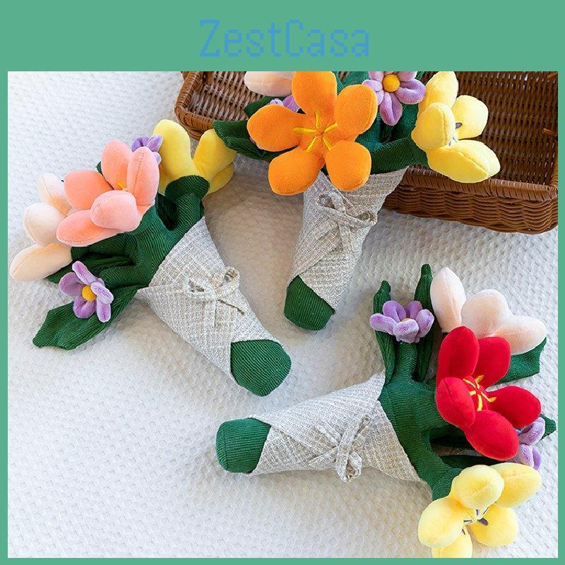 Håndbukett Bundet Plysjleketøy Dukker Pynt Romdekor Barn Gaver Jul