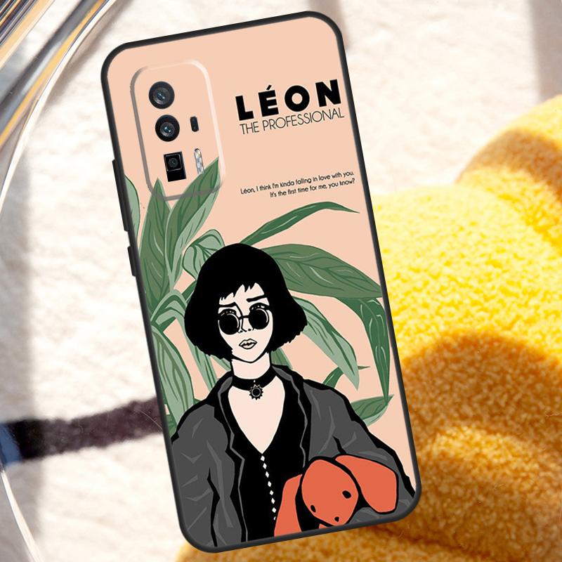 Leon The Professional Case For POCO X6 M6 X3 Pro X5 F3 F5 M5s Xiaomi 13 14 Ultra 12 Lite 11T 12T 13T Pro Cover