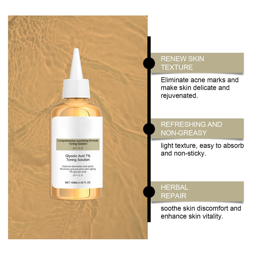 Closed Comedones Toner, Acne , Wrinkle Removal, Acne Scar Removal, Moisturizing, Skin Rejuvenation, Wrinkle Toner100ml