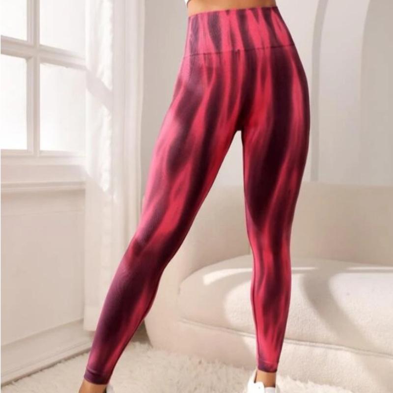 Pantaloni da Yoga da Donna Senza Cuciture Sportivi Casual Fitness Vita Alta Slim Fit Push Up Leggings da Yoga da Donna Pantaloni Stampa Luce Polare Aderenti Leggings da Donna 25608