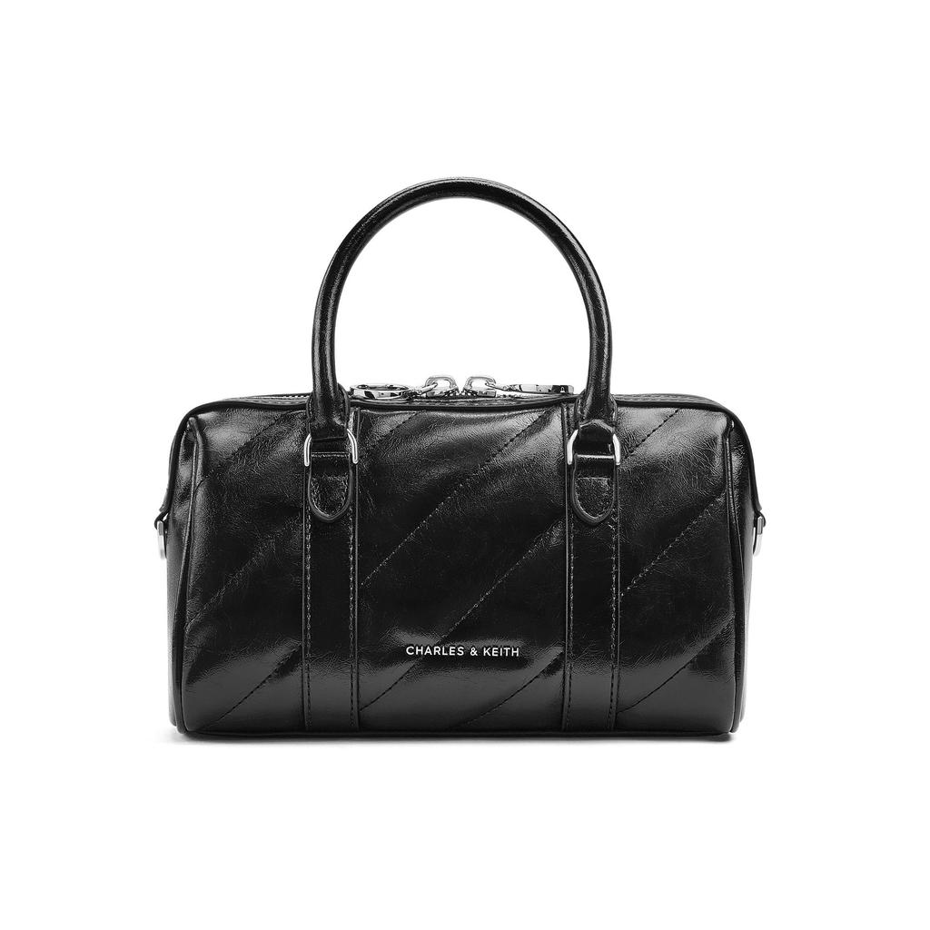 Charles & Keith Multi-Way Chain PU Boston Bag Women handbags CK2-30151559