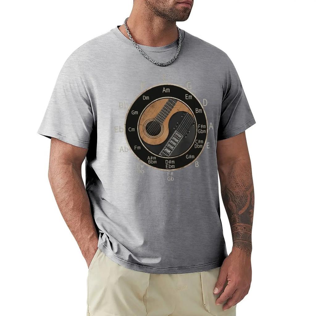 Funny Design Love Playing Guitar Hip Hop T Shirt Harajuku Short Sleeve T-shirt 100% Cotton Graphics Tshirt Tops