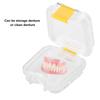 Professional Denture Box Dental False Teeth Storage Case Tooth Container with Film