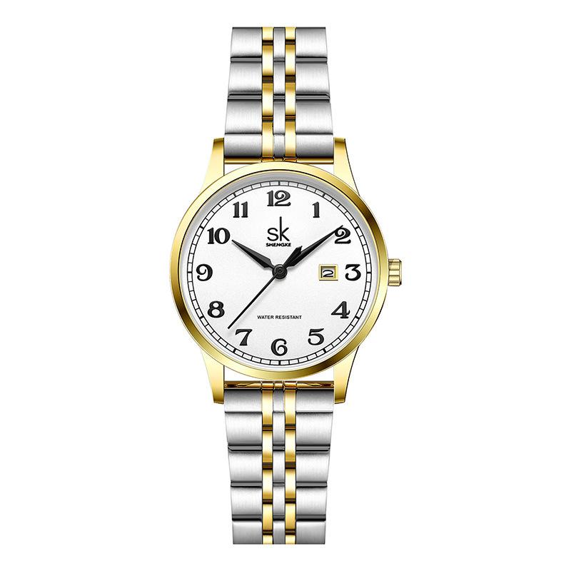 Women'S Watch Niche Square Watch Fashionable And Simple Bamboo Steel Belt Women'S Watch Women'S Quartz Watch Women'S 0178