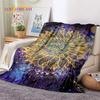 3D Mandala Yoga Flower Bohemia Meditation Nature Soft Flannel Blankets,Throw Blanket Comfortable Blanket for Picnic Beds Bedroom