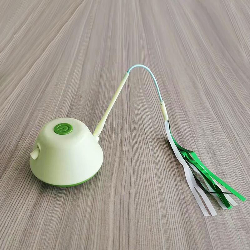 

Электрическая игрушка для кошек, инфракрасная кошка, забавная удочка с перьями, автоматическая интеллектуальная игрушка для кошек с поворотным кругом 12.5*10*7cm