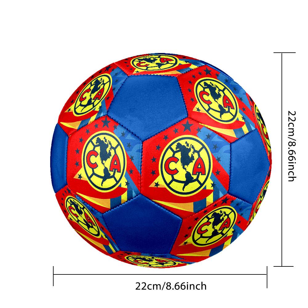 Club América Football Club Indoor Size 5 Soccer Ball Colorful Machine Stitched PVC Competition Ready Durable High-Bounce