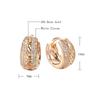 Rose  Latest Fancy Stylish Copper Zircon Bali Earrings for Women and Girls
